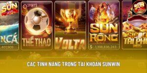 Các Tính Năng Trong Tài Khoản Sunwin - Hệ Thống Quản Lý