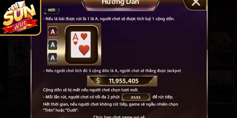 Xử lý kết quả trong luật chơi game trên dưới Sunwin