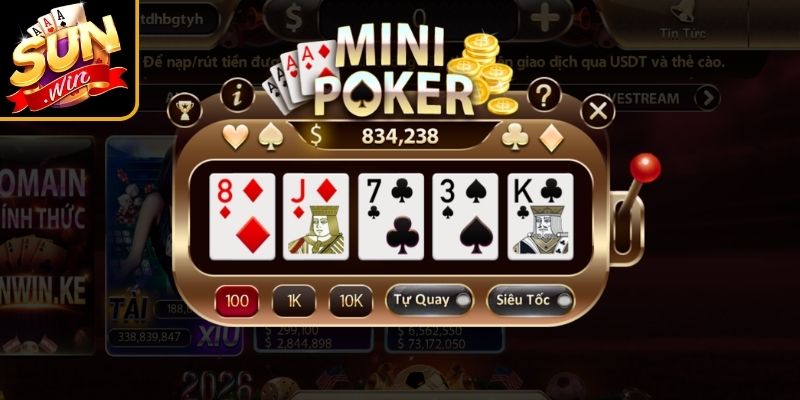 Giới thiệu vài nét Mini poker Sunwin đổi thưởng